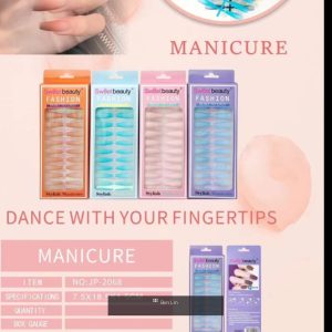Sweet Beauty Gradient Ombre Press-On Nails, 4-Color Options press on nails wholesale OEM custom