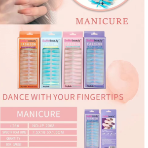 Sweet Beauty Gradient Ombre Press-On Nails 4-Color Set press on nails wholesale OEM custom