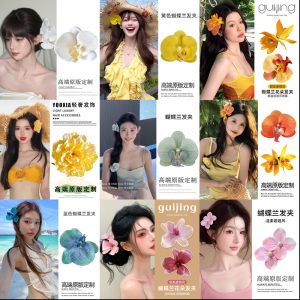 Silver Glitter 3D Butterfly Metal Nails Deluxe III press on nails wholesale OEM custom