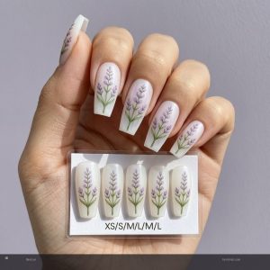 Ben Lin Lavender Sprig Botanical Coffin