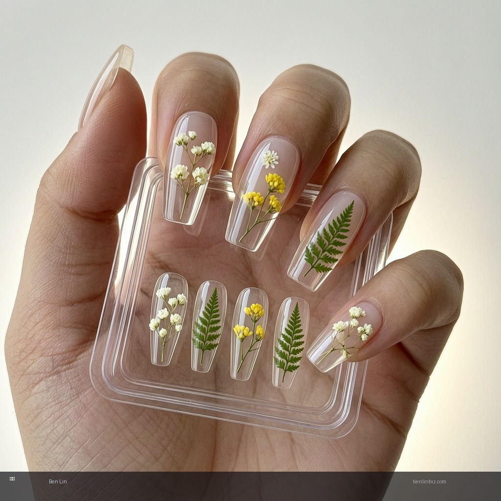 Ben Lin Pressed Wildflower Encapsulated Coffin