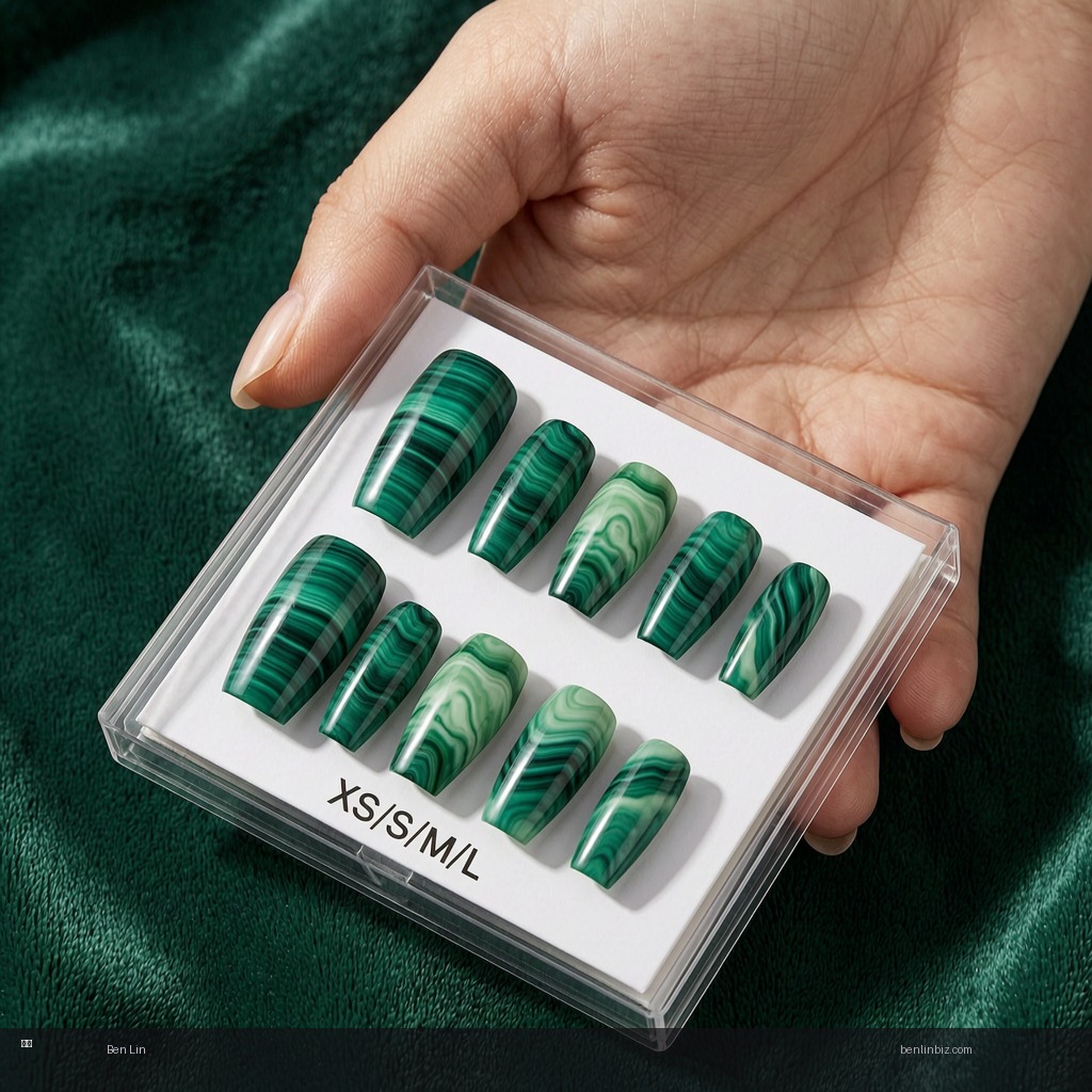 Ben Lin Malachite Green Stone Coffin