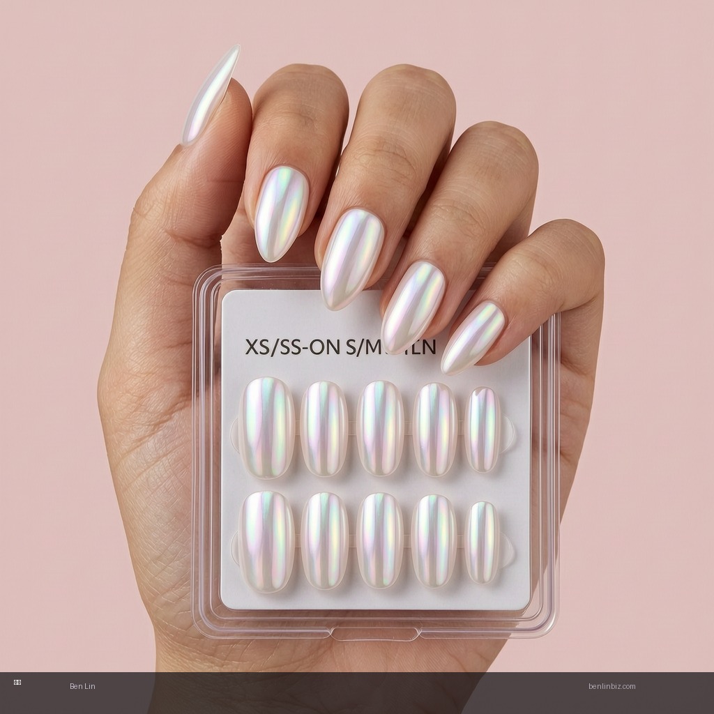 Ben Lin Pearl Chrome Mirror Almond