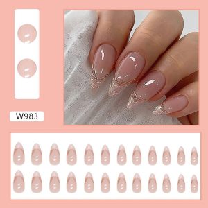 Ben Lin Leopard Print Art Square Press-On Nails