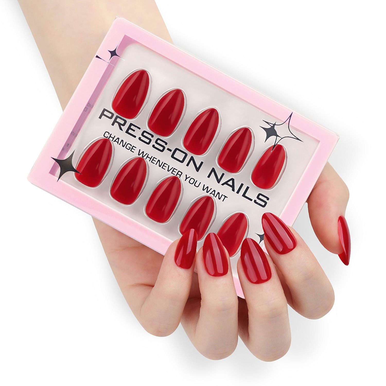 Ben Lin Cat Eye Magnetic Almond Press-On Nails
