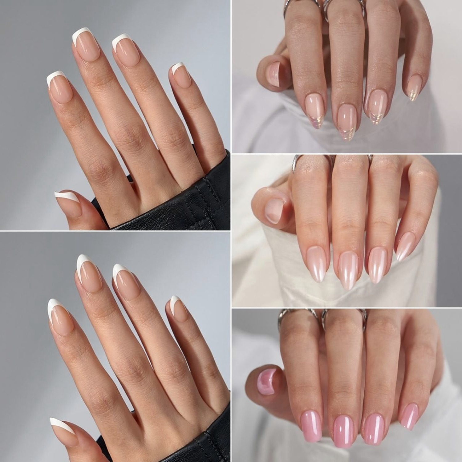 Ben Lin Glitter Sparkle Coffin Press-On Nails