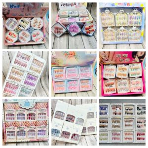 Multi-Style Glitter Rhinestone Press-On Nail Gift Set press on nails wholesale OEM custom