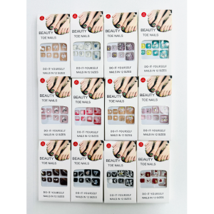 Multi-Style Glitter Rhinestone 12-Piece DIY Press-On Nail Set press on nails wholesale OEM custom
