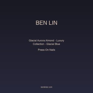 Ben Lin Glacial Aurora Almond — Luxury Collection - Glacial Blue