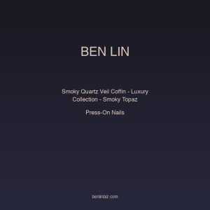 Ben Lin Smoky Quartz Veil Coffin — Luxury Collection - Smoky Topaz