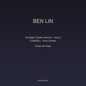 Ben Lin Sculpted Cameo Almond — Luxury Collection - Ivory Cameo