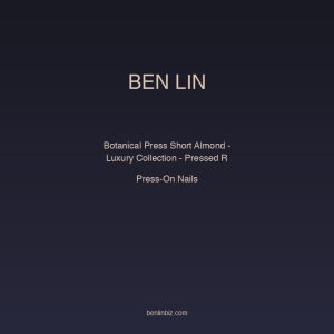 Ben Lin Botanical Press Short Almond — Luxury Collection - Pressed Rose