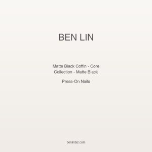 Ben Lin Matte Black Coffin — Core Collection - Matte Black