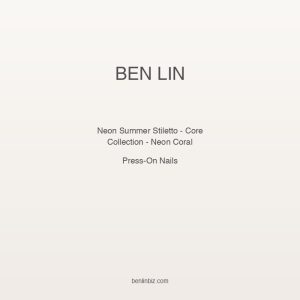 Ben Lin Neon Summer Stiletto — Core Collection - Neon Coral
