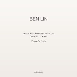 Ben Lin Ocean Blue Short Almond — Core Collection - Ocean