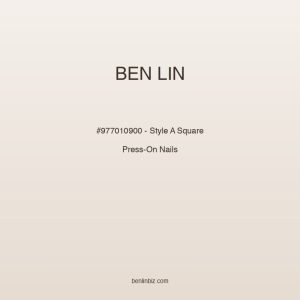 Ben Lin Press-On Nails #977010900 - Style A Square