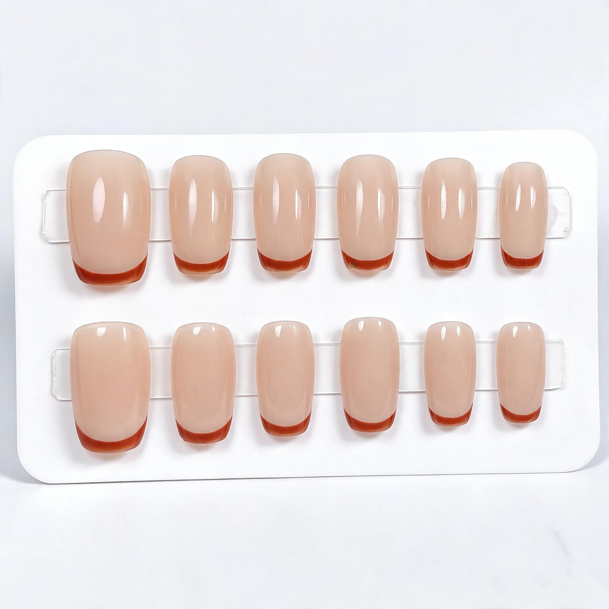 Ben Lin Micro French Tip - Classic press on nails wholesale OEM custom